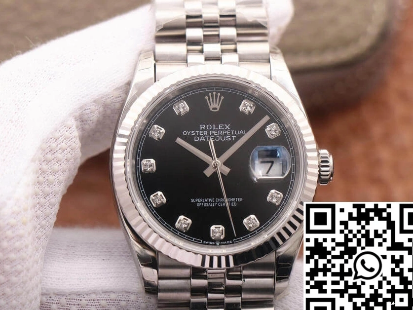 Dial Diamond-set EW M126234-0027 Datejust Factory Rolex 0515